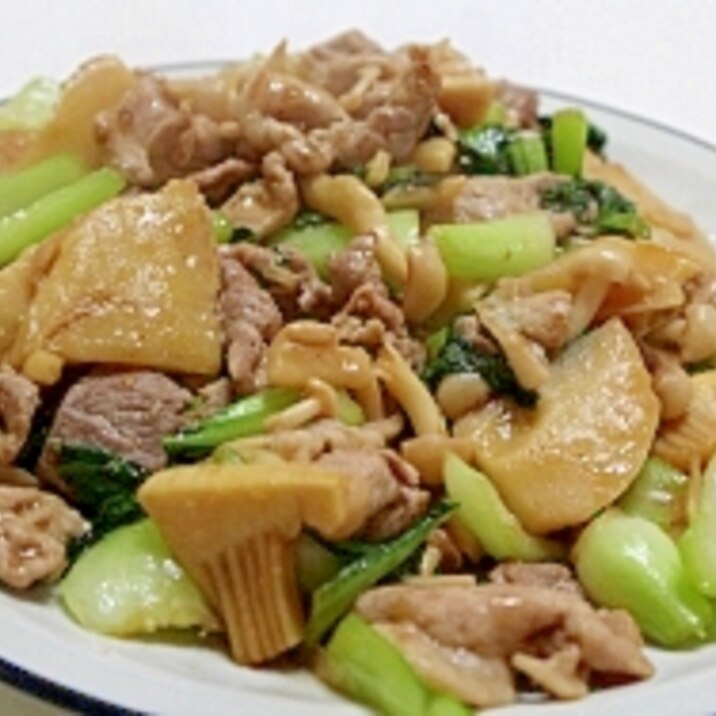 豚肉とたけのこと青梗菜のオイスターソース炒め レシピ 作り方 By At Nek 楽天レシピ 豚肉とたけのこと青梗菜のオイスターソース炒め レシピ 作り方 By At Nek 楽天レシピ